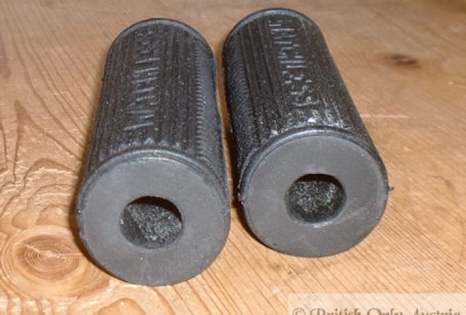 Matchless Footrest Rubbers open end /Pair
