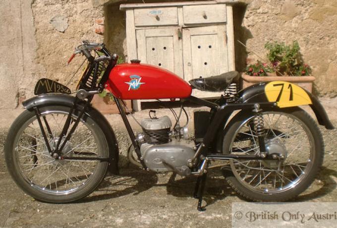 MV Agusta Racer. 125cc  1949
