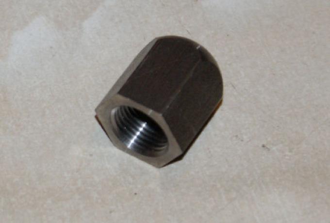 Brough Superior Rear Wheel Spindle Nut. Early. 9/16" 20TPI.  