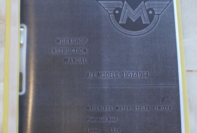 Matchless, Workshop Instruction Manual 1957-64, Copy