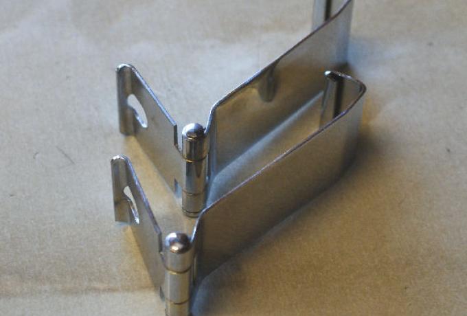 T-Type Battery Clips Lucas replica Chrome /Pair