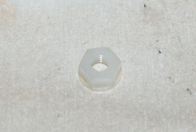 Plastikmutter weiß