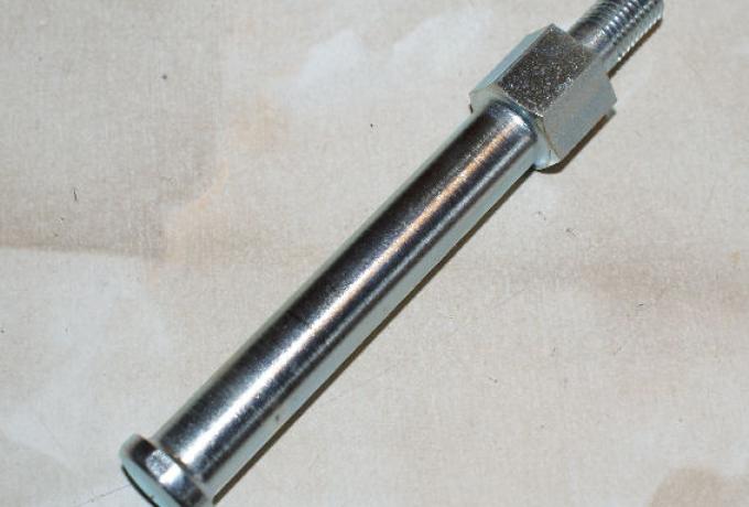 Velocette Fußrastschutz Bremsseite 