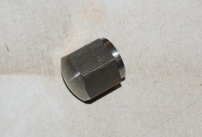 Brough Superior Footrest Rubber Carrier Retaining Nut. 1/2" BSF. 16TPI. 