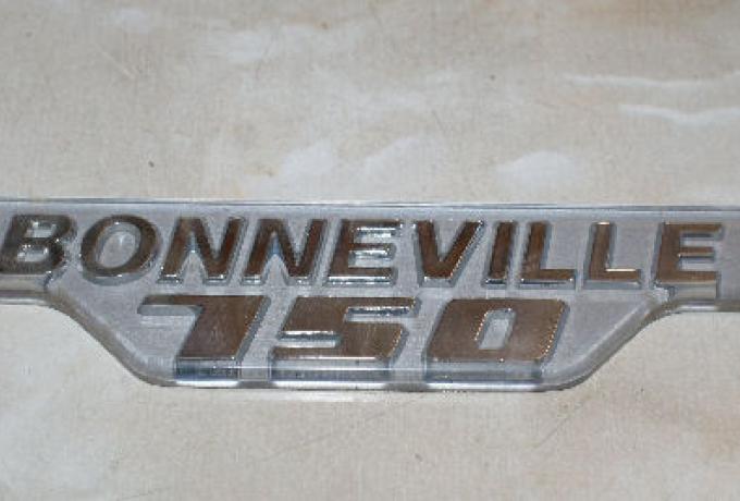 Triumph Badge T140 "Bonneville" silver/gray