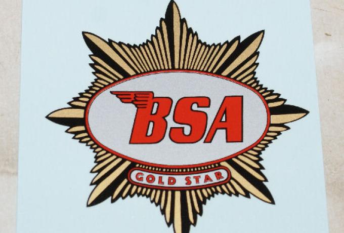 BSA Tank Abziehbild Gold Star ab 1949