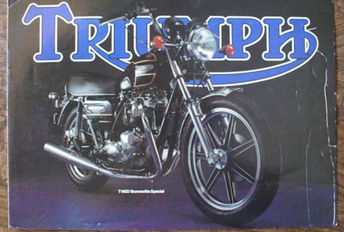 Triumph T140D Bonneville Special, Brochure
