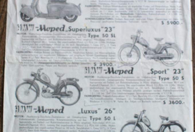 HMW - Modelle 1955, Brochure