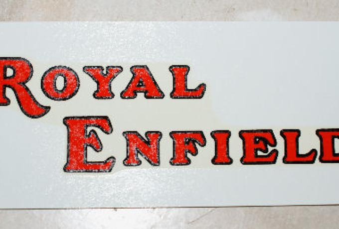 Royal Enfield Transfer for Tank 1939 on 