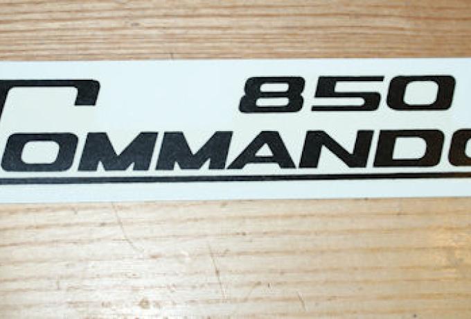 Norton Commando 850 Side Panel Transfer, Black