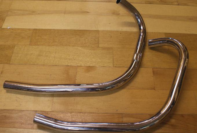 Triumph Auspuffrohre/Auspuffkrümmer T140 Push In /Paar  1 3/8"