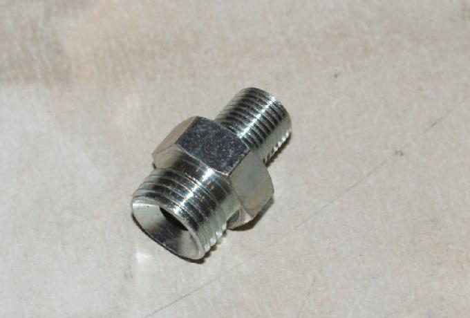 Velocette Anschluss f. Ölleitung Kipphebel  1/8" x 1/4" BSP