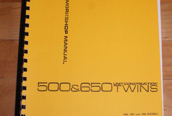 BSA Handbuch A50/A65 500/650ccm Zweizylinder 1966-68