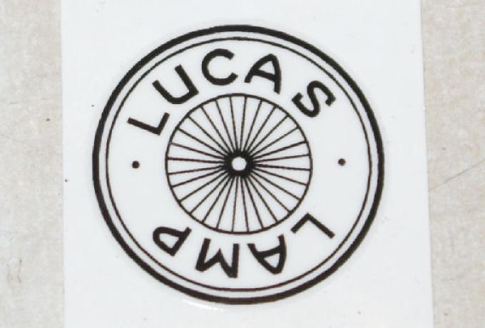 Lucas Sticker for Headlight 