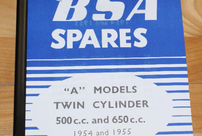 BSA Teilebuch A-Modelle Zweizylinder 1954-55