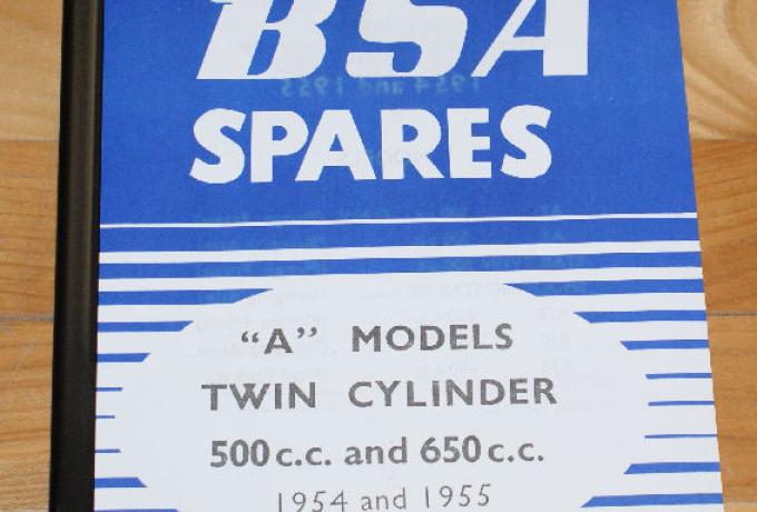 BSA Parts Book A-Models Twins 1954-55