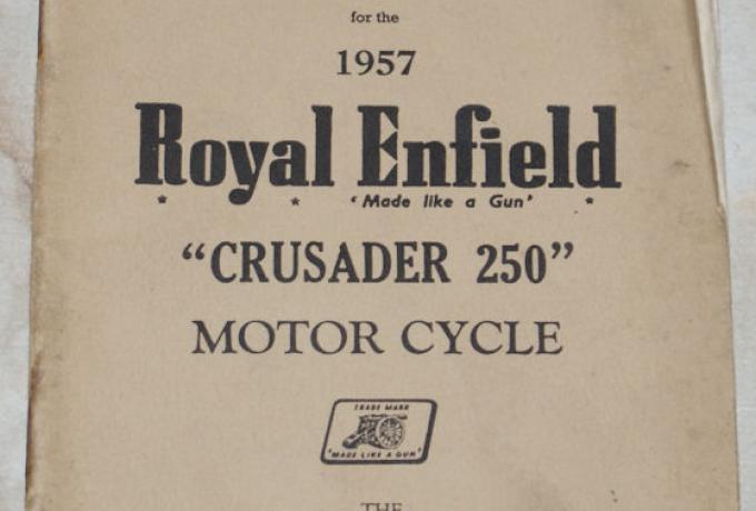 Spare and replacement parts for the 1957 Royal Enfield "Crusader 250" Motor cycle