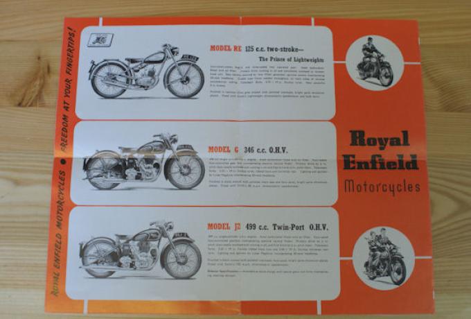 Royal Enfield Motorcycles, Brochure