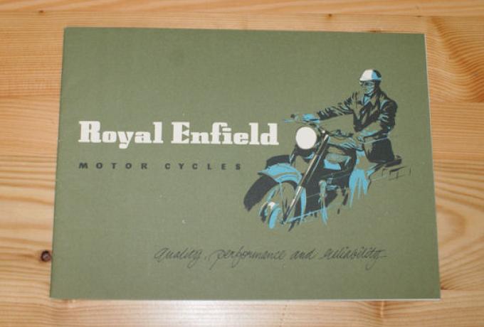 Royal Enfield Motor Cycles, Brochure