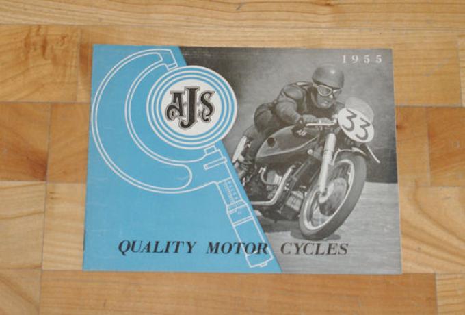 AJS Quality Motor Cycles 1955, Prospekt