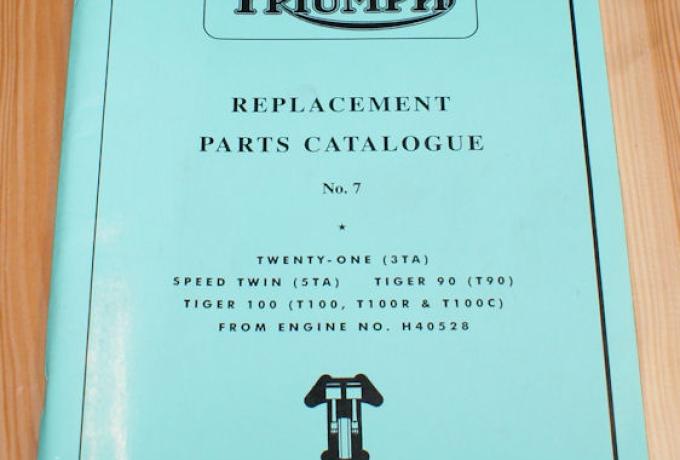 Triumph Replacement Parts Catalogue No. 7
