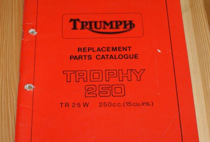 Triumph Replacement parts Catalogue, Teilebuch