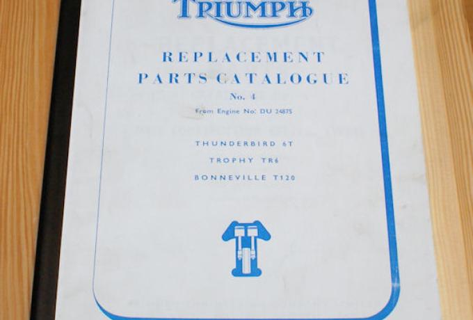 Triumph Replacement Parts Catalogue No.4