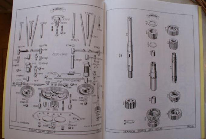Vincent Spare Parts List D