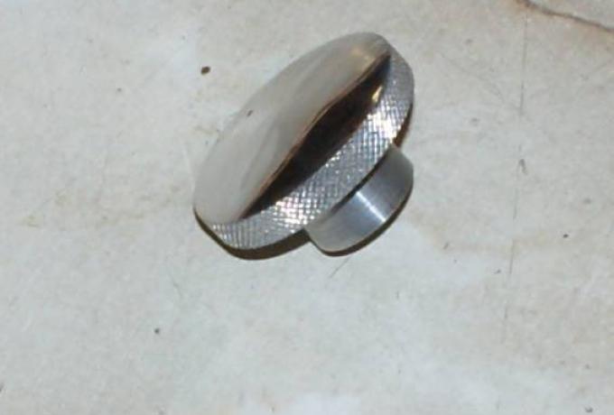 Brough Superior Lenkungsdämpferknopf Alu