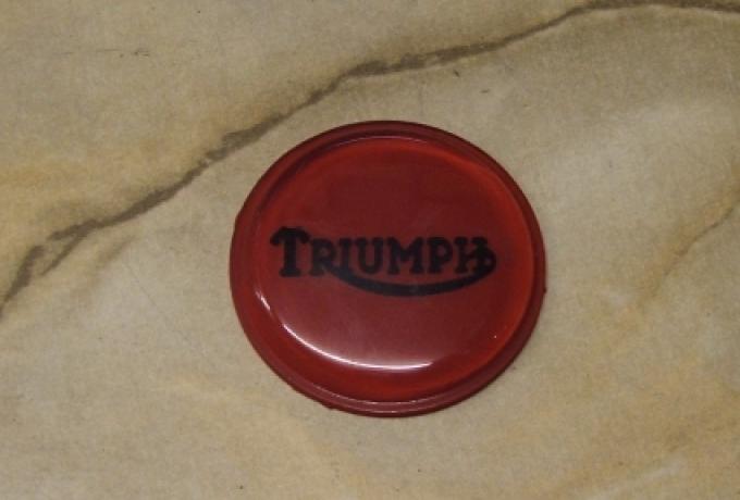 Triumph Petrol Tank Grommet Badge Red/Black Logo