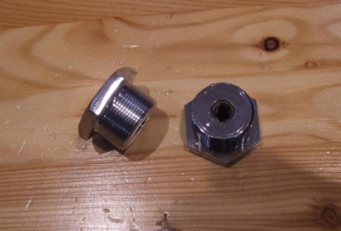 AJS/Matchless Fork Top Nuts/Pair. 1964-67 
