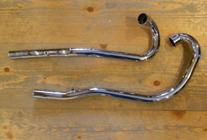 Triumph 650ccm High Level Auspuffrohre/Auspuffkrümmer 1967-70 /Paar