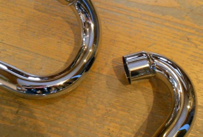 Triumph 650ccm High Level Auspuffrohre/Auspuffkrümmer 1967-70 /Paar