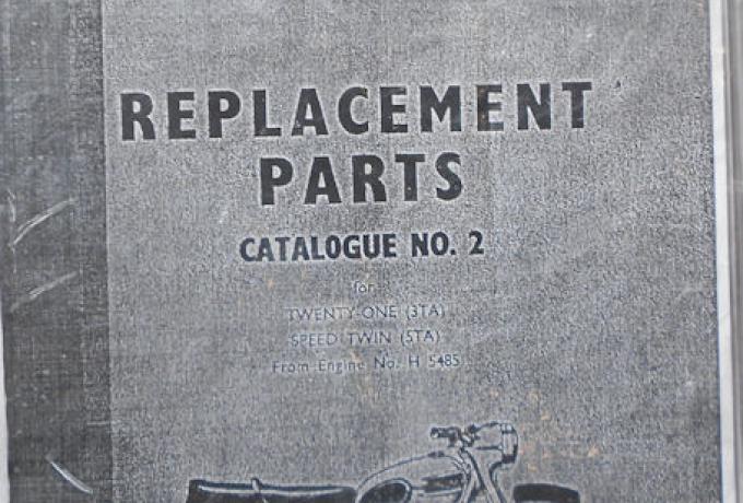 Triumph Replacement Parts, Teilebuch No. 2 Kopie