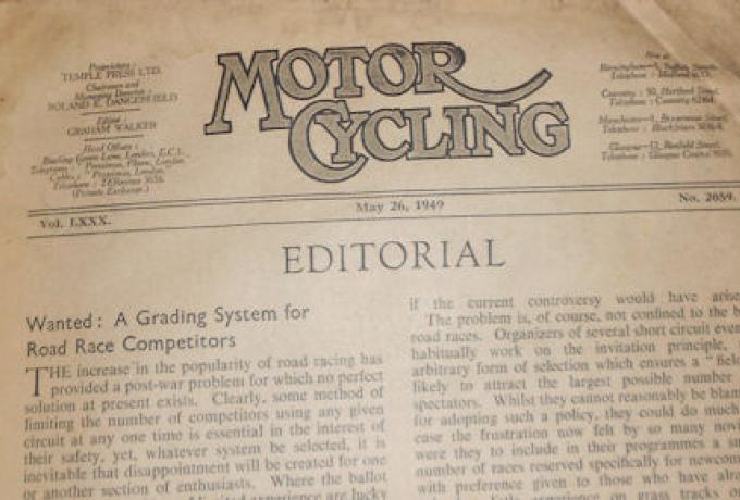 Motor Cycling Buch, 26.Mai 1949, No. 2059-2089