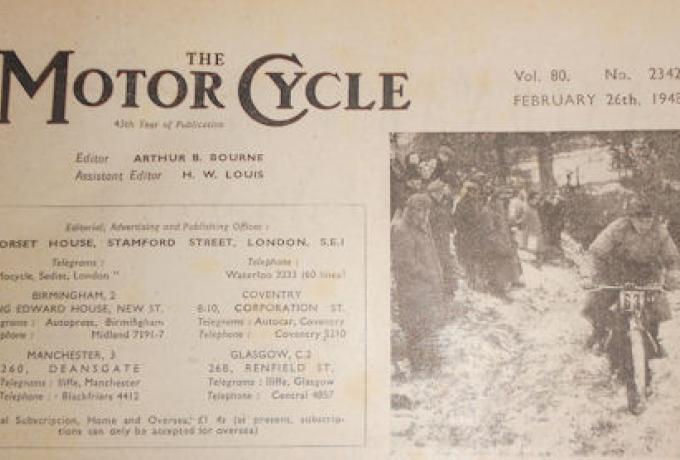 The Motorcycle Buch 26. Februar 1948 No. 2342