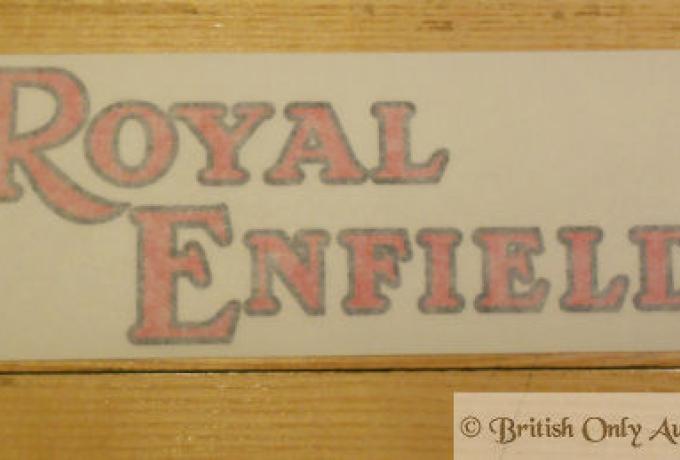 Royal Enfield Aufkleber für Benzintank 1935-55