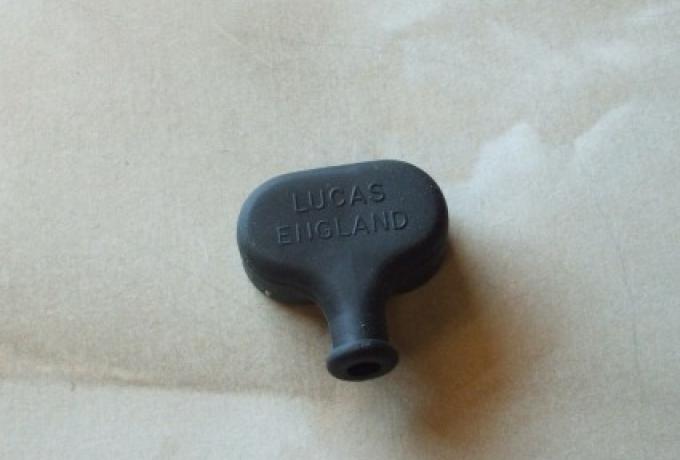 Rubber Cover for early Dynamo wires marked "Lucas"