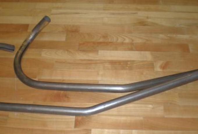 Rudge Racing Exhaust Pipes unplated 1 1/2" /Pair