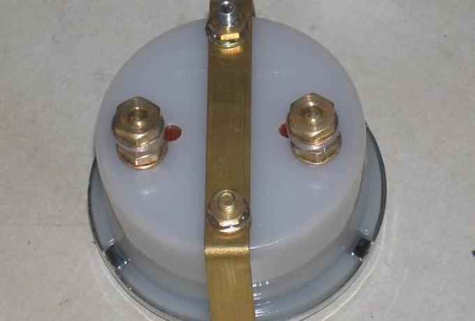 Ammeter/Amperemeter 12V 1 3/4". Lucas replica