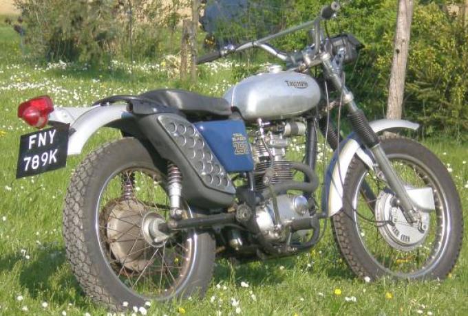 Triumph Trials T25T  250 cc  1971