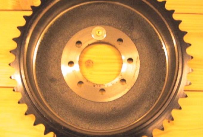 Triumph Kettenrad/Ritzel mit Bremstrommel 43Z.  350,500,650 ccm