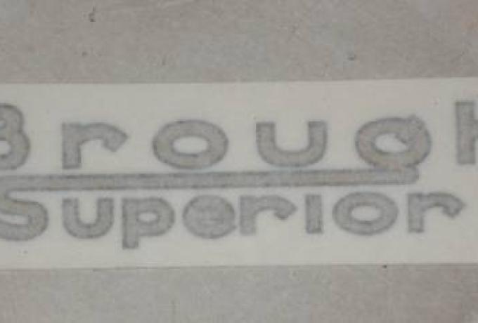Aufkleber Brough Superior Logo, alle Jahre