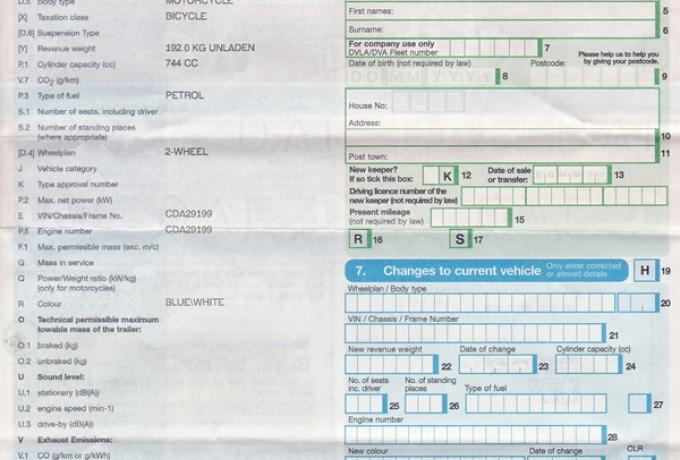 Triumph 750cc Bonneville T140ES 1978 Electric Start. US Model.