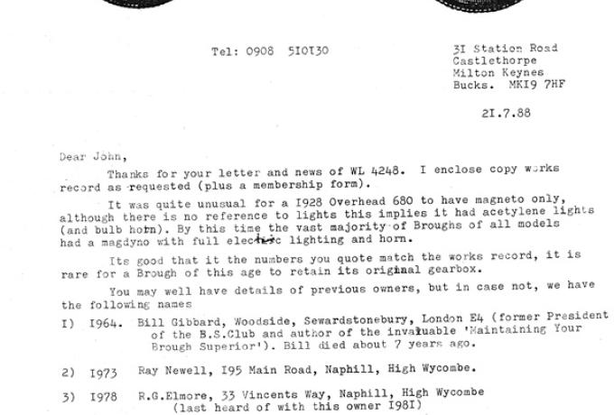 Brough Superior 680 OHV  1928