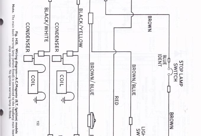 Triumph T100 TR6 T120 Wiring Harness/Loom 1969-70