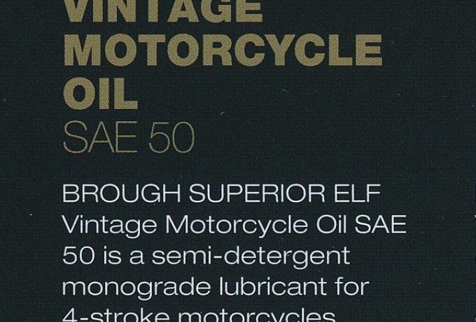 Brough Superior Vintage Motorcycle Öl SAE 50/5L