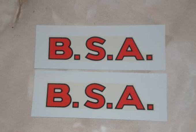 BSA Tank Abziehbilder 1914/29 /Paar