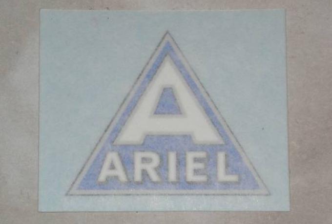 Ariel Oiltank - Blue Triangle Sticker 1927/32
