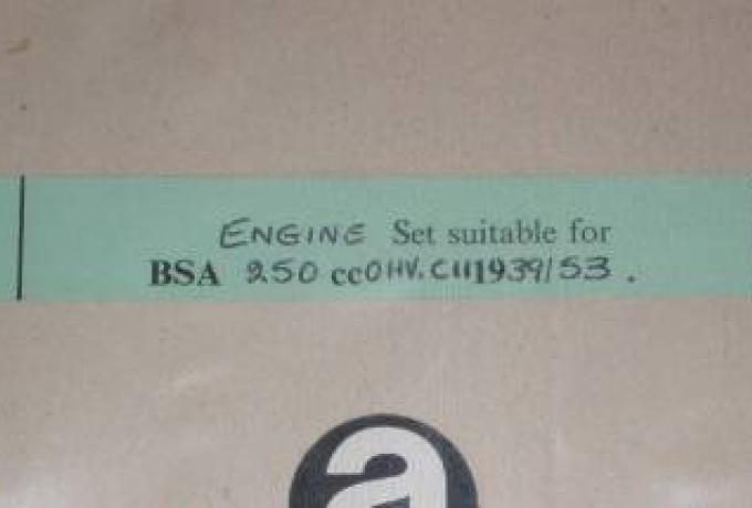 BSA Engine Gasket Set 250 cc C11  1939-53